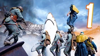 Battlefield 1 - Random & Funny Moments #22 (Megalodon, Under The Map!)