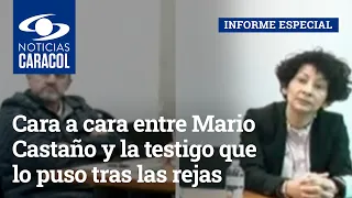 Cara a cara entre Mario Castaño y la testigo que lo puso tras las rejas