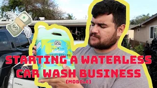 Starting a Waterless Car Wash Business - No Water Mobile Car Wash Detailing