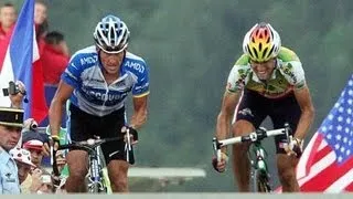 Tour 2005 Et.10 Valverde vs Armstrong