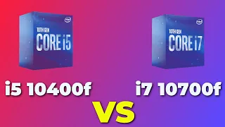 i5 10400 vs i7 10700 with rtx 3060 (12gb) in 4 games