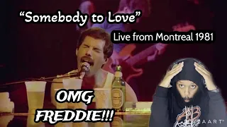 QUEEN - "SOMEBODY TO LOVE" LIVE AT MONTREAL 1981 | I WAS BORN LATE! LOL