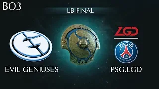 Highlights EG vs PSG.LGD TI8 LB FINAL | PSG.LGD vs EG The International 2018