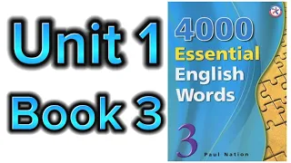 4000 Essential English Words Book 3 Unit 1 @-Learn-Easy-English