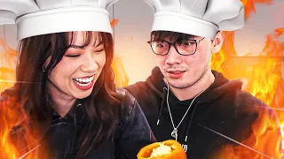 couple's cooking