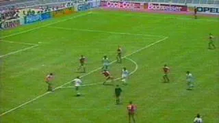 Mexico VS Bulgaria Gol de tijera de Manuel Negrete Mexico 86