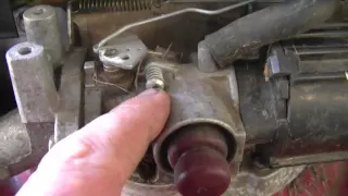 How To Adjust The Engine Speed On A Tecumseh Lawnmower Engine