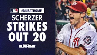 Tigers vs. Nationals (5/11/16): Max Scherzer ties MLB K record! | #MLBAtHome