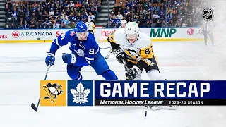 Penguins @ Maple Leafs 12/16 | NHL Highlights 2023