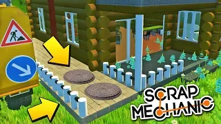 МУЖИКИ ПРОВЕЛИ КАНАЛИЗАЦИЮ В НОВЫЙ ДОМ! МУЛЬТИК в Scrap Mechanic