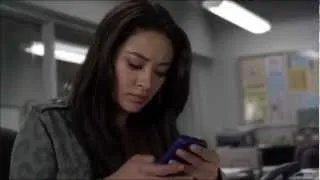 Pretty Little Liars 3x21 - Emily On The Computer & Text From Toby.