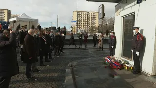 2015 Paris attacks: commemorations in front of the Hyper Cacher store | AFP