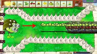 99999 Gatling Pea vs 99999 Zombotany - Plants vs Zombies