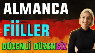 Ders 8 | Almanca A1 Temel Seviye | Almanca Fiil Çekimleri - Düzenli ve Düzensiz Fiiller