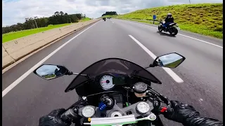 KAWASAKI ZX-6R TOP SPEED ON THE STREET