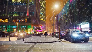 🇷🇺 Snowstorm in Moscow City