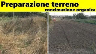 La preparazione del terreno per le semine e i piantamenti. Concimazione organica. (O.S. 64)