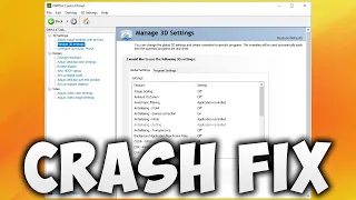 How to Fix NVIDIA Control Panel Crashes Manage 3D Settings Program Settings - Closes After Opening