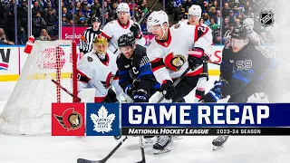 Senators @ Maple Leafs 12/27 | NHL Highlights 2023