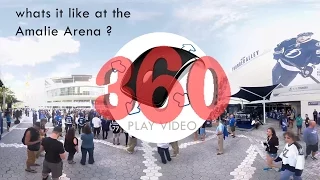 360 Video Lightning Red Wings Game 7 Amalie Arena