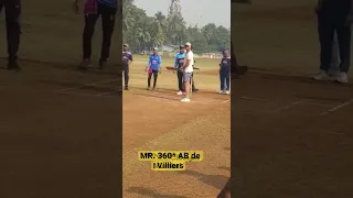 🏏Mr.360* AB de Villiers At Oval Maidan Churchgate Mumbai #trending #short #youtube #viral #cricket