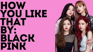 How you like that by Black Pink #trending #blackpink