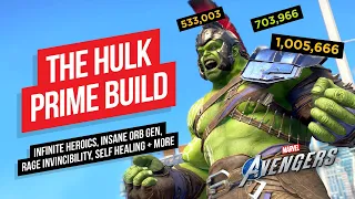 HULK PRIME BUILD | INFINITE HEROICS, RAGE INVINCIBILITY & MORE! | Marvel's Avengers Game
