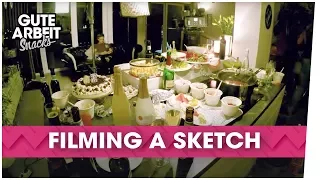 Filming a Sketch: Behind The Scenes | Gute Arbeit Snacks