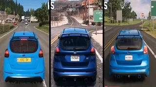 Forza Horizon 4 vs The Crew 2 vs NFS: Payback - Ford Focus RS Gameplay Comparison HD