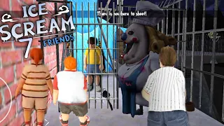 Ice Scream 7 Friends lis Fan Made Gameplay With Mike Secret Plan Ending || Ice Scream 7 Gameplay