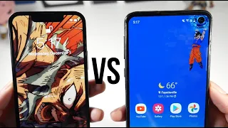 iPhone 13 Mini VS Samsung Galaxy S10e - (Speakers, Speed Test, PUBG Graphics)