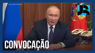 Putin convoca 300 mil reservistas russos para guerra na Ucrânia