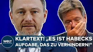 CHRISTIAN LINDNER: Trittbrettfahrer bei Gasumlage? "Es ist Habecks Aufgabe, das zu verhindern!"