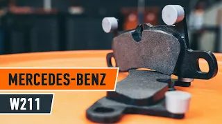 How to change front brake pads MERCEDES-BENZ E W211 TUTORIAL | AUTODOC