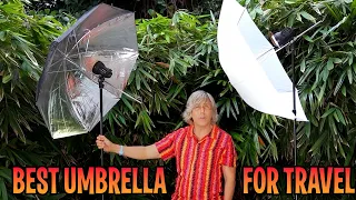 Benefits of Silver Umbrella over White Umbrella for travel Photography and video