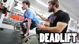 Teen Beginners Bodybuilding Training - DEADLIFTS