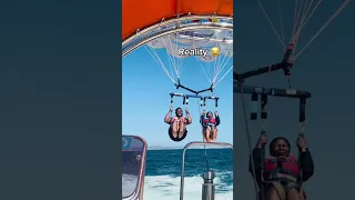 #parasailing for the first time didn’t go as expected 😂 #travel #explore  #shortvideo #shorts