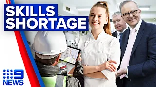 Australia suffering world's second worst skills shortage | 9 News Australia