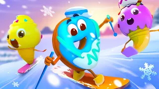 Donny Loves Skiing +More | Yummy Foods Family Collection | Best Cartoon for Kids