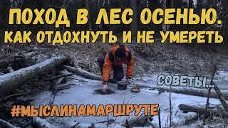 Поход в лес осенью. Как комфортно отдохнуть и не умереть в походе осенью?!