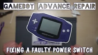 Gameboy Advance Repair - eBay £12 Faulty Power Switch