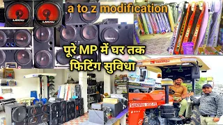 Lakhu Tractor Sound System | Tractor Music System | JCB Style ki Chhatri | Tractor Modification
