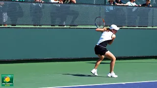 Tennis: Justine Hénin   Revers à une main lifté  (Justine Hénin's backhand)