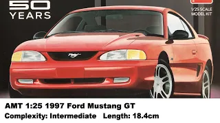 AMT 1:25 1997 Ford Mustang GT Kit Review