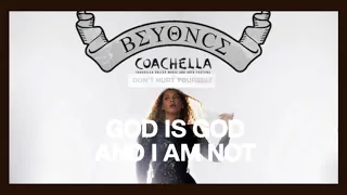 Beyoncé - Dark Intro | Don't Hurt Yourself - 2018
        B∆K Studio/Live Version Mix [Info In Description]