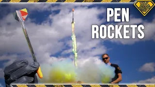 DIY Pen Rockets! TKOR Dives Into How To Make a Mini Pen Rocket That Works On Rocket Fuel!