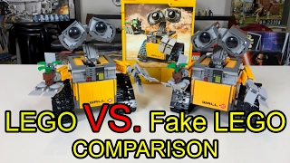 Lego Wall-E VS. LELE Wall-E Comparison Review