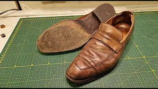 Old shoes gets a new life. Crockett & Jones loafers (New welts).