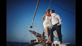 Свадьба на Кипре и морская прогулка на яхте Марии и Вячеслав