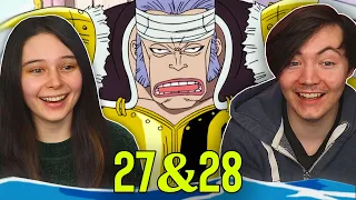 LUFFY VS DON KRIEG 👒 One Piece Ep 27 & 28 REACTION & REVIEW